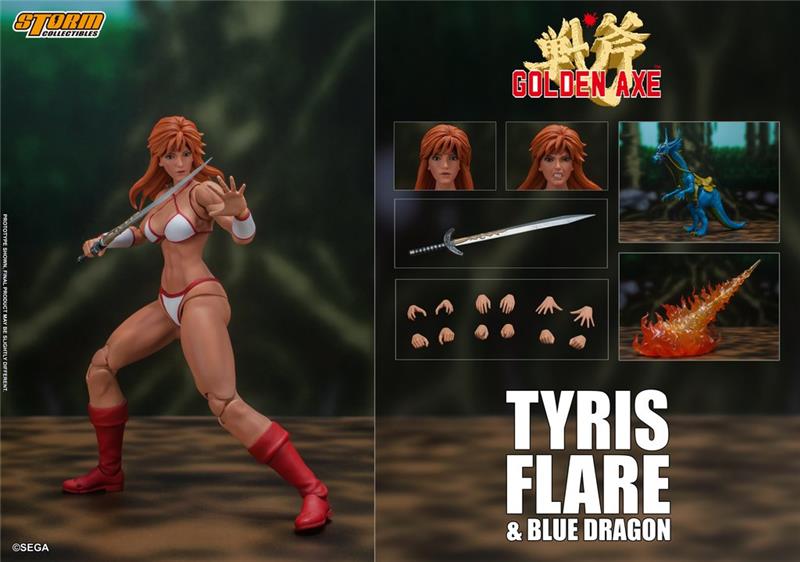 1/12 GOLDEN AXE - TYRIS FLARE & BLUE DRAGON