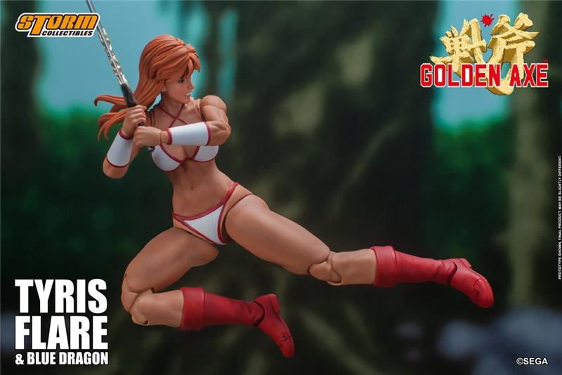 1/12 GOLDEN AXE - TYRIS FLARE & BLUE DRAGON
