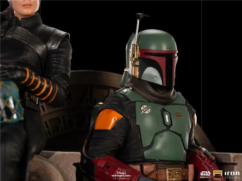 1/10 IRON STUDIOS - MANDALORIAN BOBAFETT AND FENNEC DLX