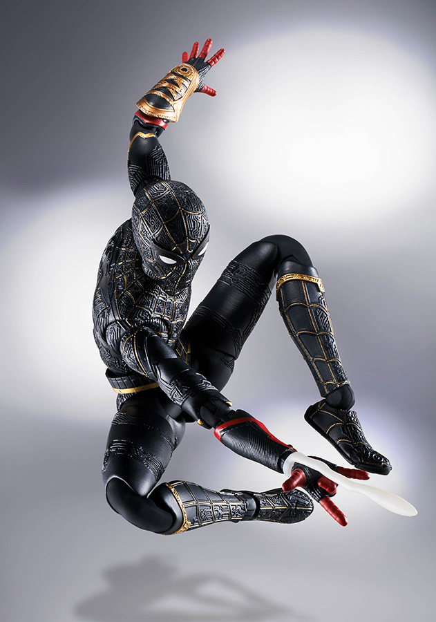 S.H. FIGUARTS - SPIDER-MAN NO WAY HOME BLACK/GOLD