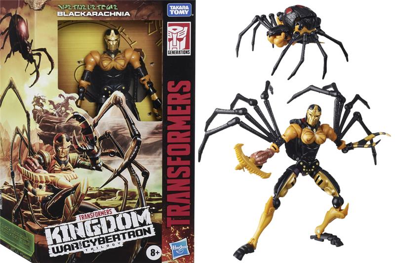 TRANSFORMERS WFC KCC BLACKARACHNIA DLX