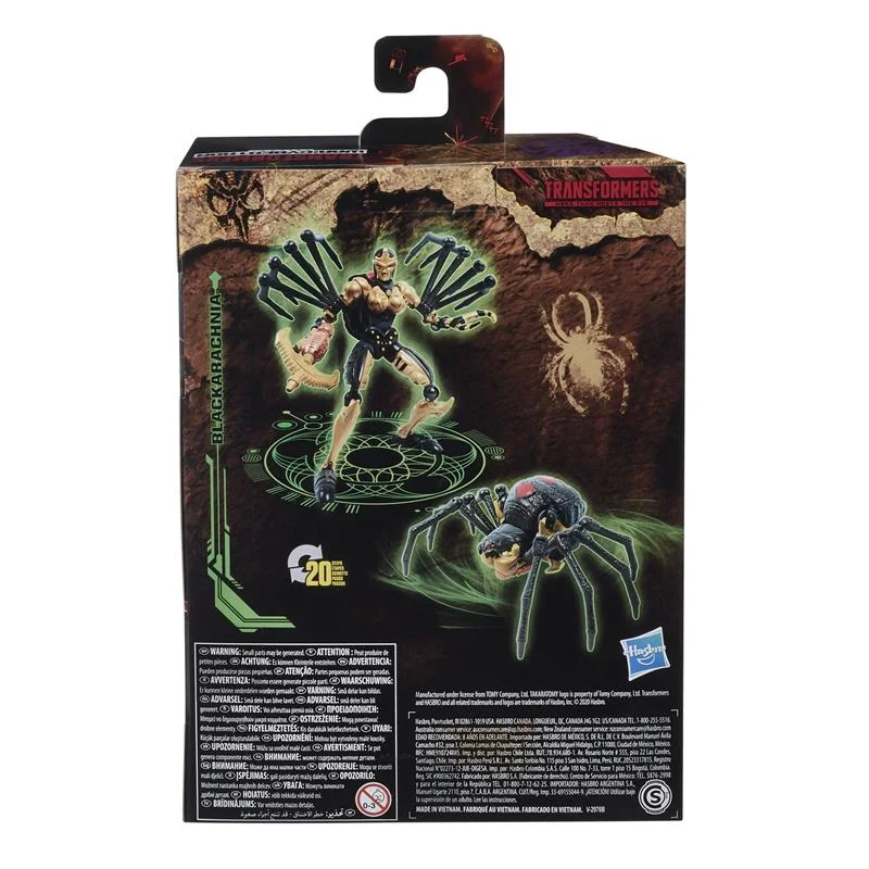 TRANSFORMERS WFC KCC BLACKARACHNIA DLX