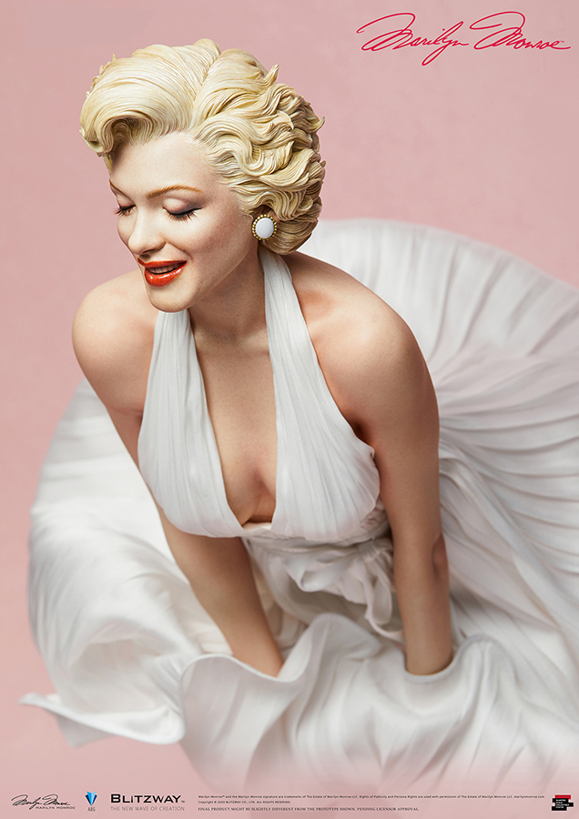 MARILYN MONROE SUPERB SCALE STATUE