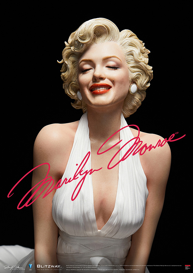 MARILYN MONROE SUPERB SCALE STATUE