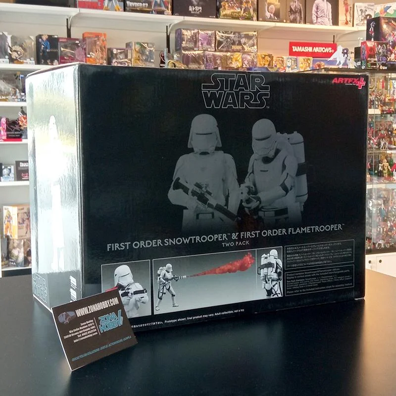 STAR WARS EP. VII - FIRST ORDER SNOWTROOPER & FLAMETROOPER (OCCASIONE STOCK)