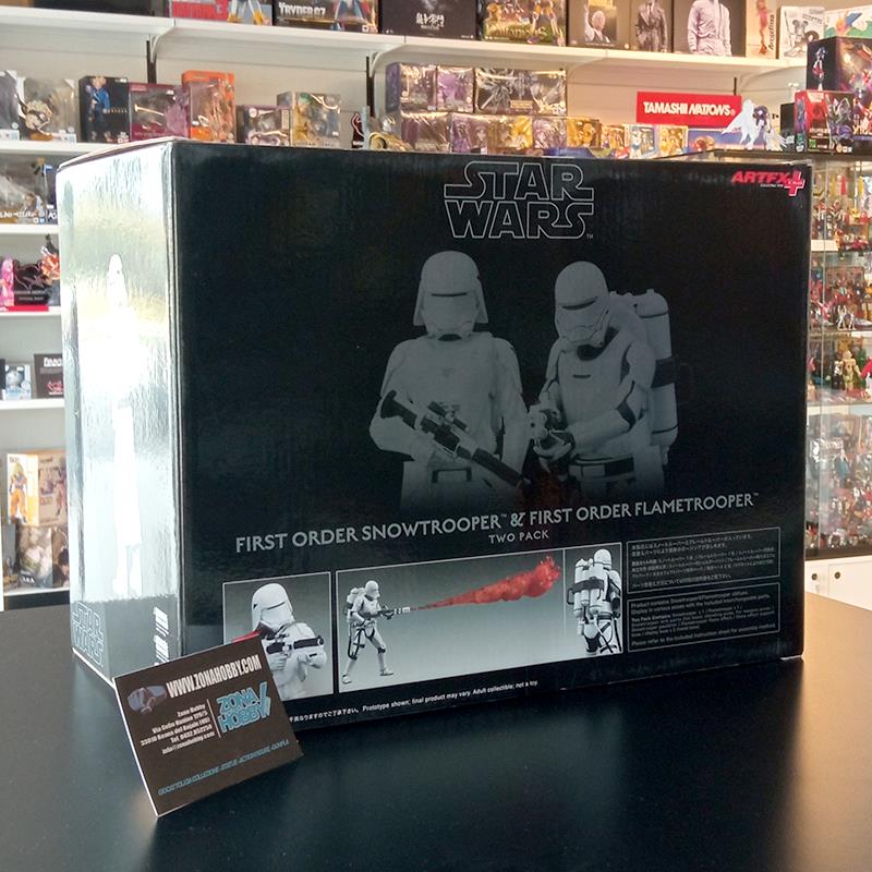 STAR WARS EP. VII - FIRST ORDER SNOWTROOPER & FLAMETROOPER (OCCASIONE STOCK)