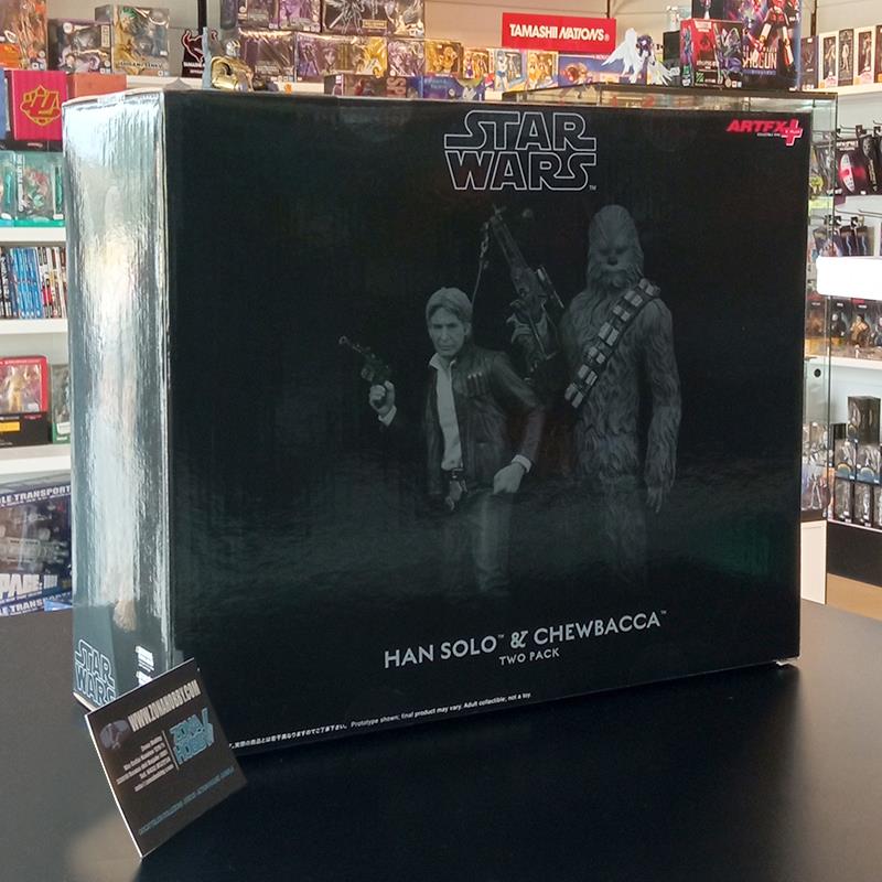 STAR WARS EP. VII - HAN SOLO & CHEWBACCA ARTFX+ 2PK (OCCASIONE STOCK)