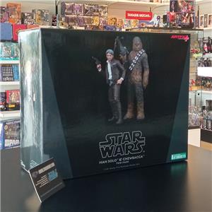 STAR WARS EP. VII - HAN SOLO & CHEWBACCA ARTFX+ 2PK (OCCASIONE STOCK)