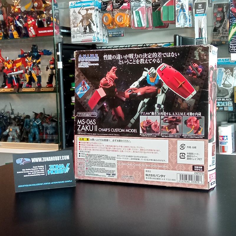 ROBOT SPIRITS ZAKU II CHAR ANIME VER (OCCASIONE STOCK)