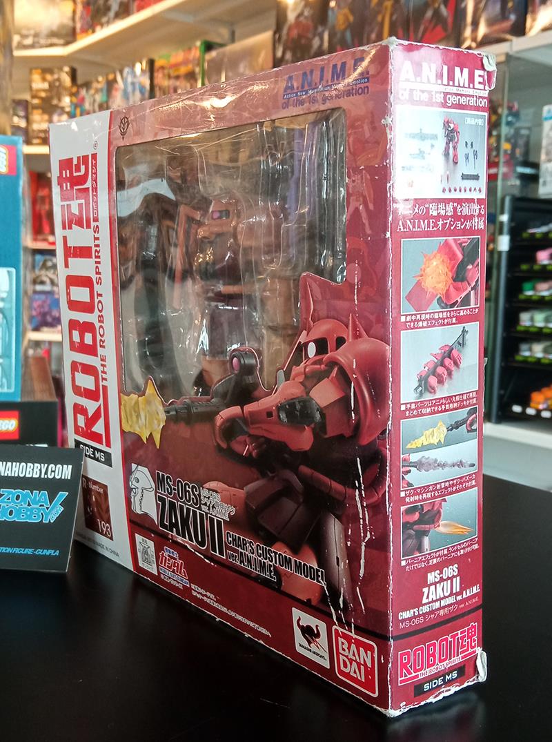 ROBOT SPIRITS ZAKU II CHAR ANIME VER (OCCASIONE STOCK)