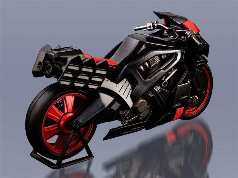 GI JOE SNAKE EYE SPEED CYCLE MODEL KIT