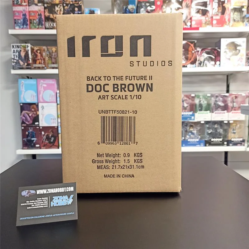 1/10 IRON STUDIOS - BTTF 2 DOC BROWN IN ALLEY ART STATUE