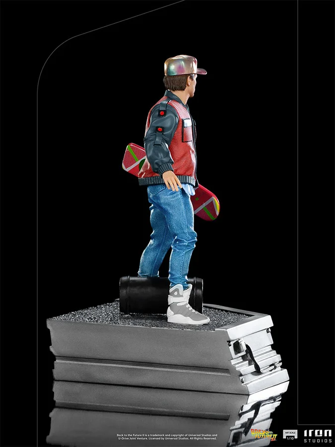 1/10 IRON STUDIOS - BTTF 2 MARTY MCFLY IN ALLEY ART STATUE