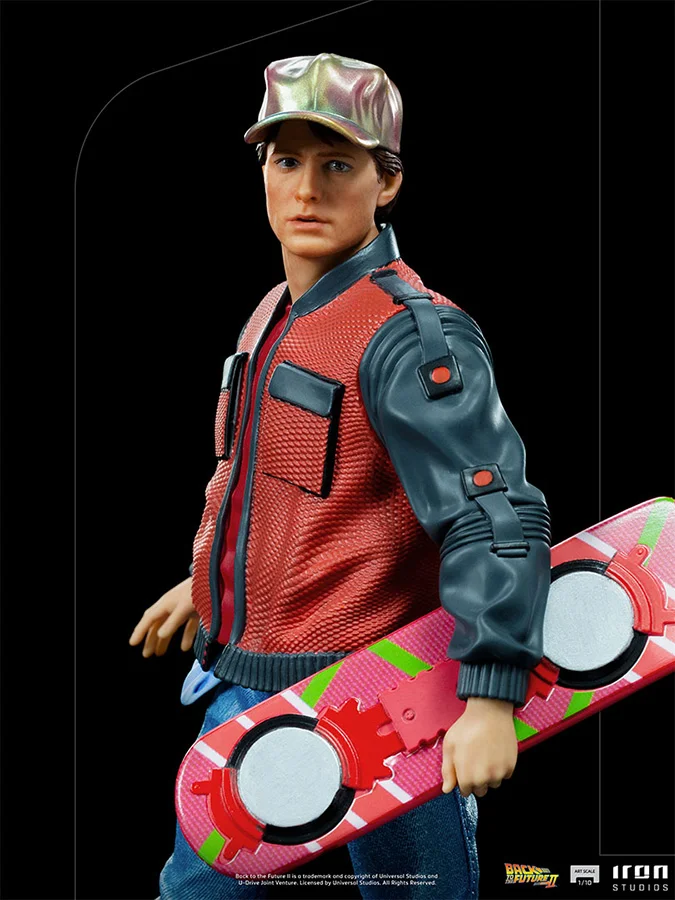 1/10 IRON STUDIOS - BTTF 2 MARTY MCFLY IN ALLEY ART STATUE