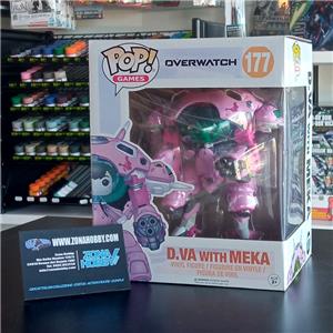 POP GAMES - OVERWATCH MEKA 6” WITH D.VA DRIVER 177 (OCCASIONE STOCK)