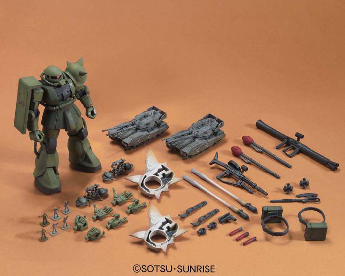 1/144 HGUC - HGUC ZAKU GROUND ATTACK SET