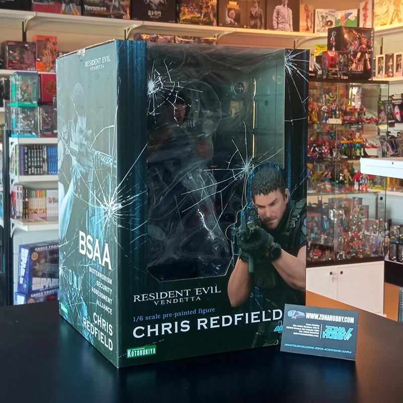 RESIDENT EVIL VEND - CHRIS REDFIELD ARTFX (OCCASIONE STOCK)