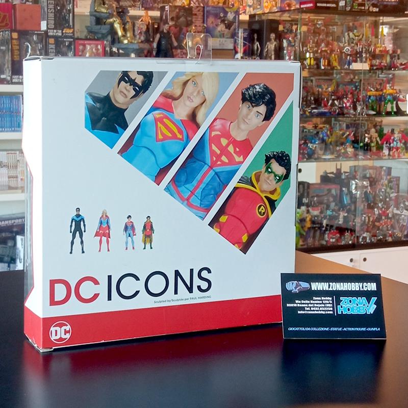 DC ICONS - ROBIN & SUPERBOY 2-PCK (OCCASIONE STOCK)