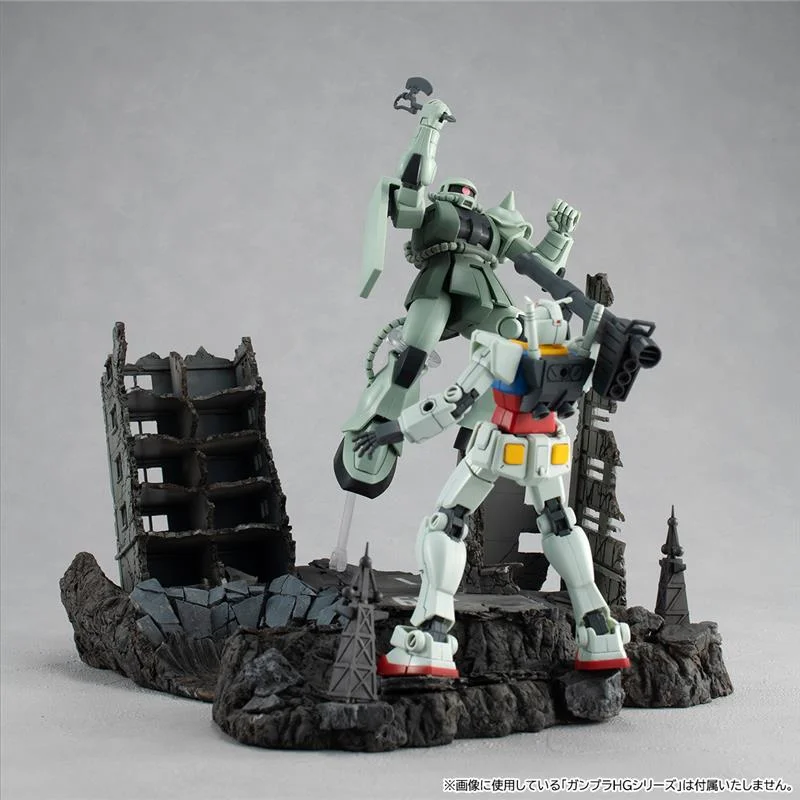 MS GUNDAM G STRUCTURE RUINS DIORAMA