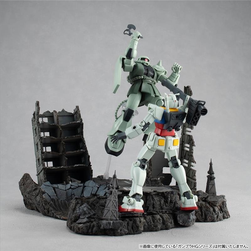 MS GUNDAM G STRUCTURE RUINS DIORAMA