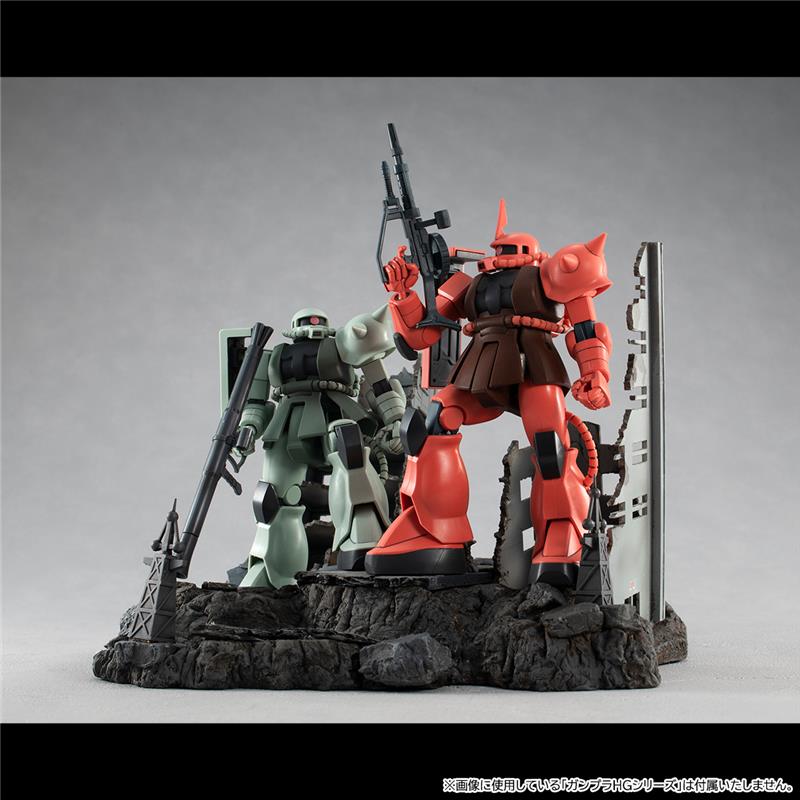 MS GUNDAM G STRUCTURE RUINS DIORAMA