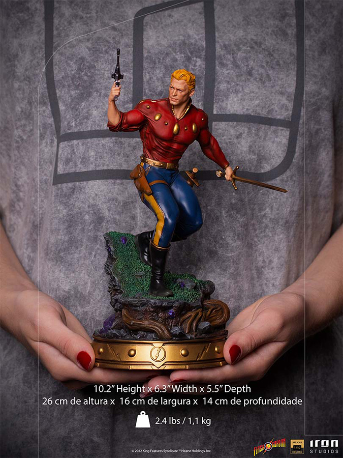 1/10 IRON STUDIOS - FLASH GORDON DELUXE ART STATUE