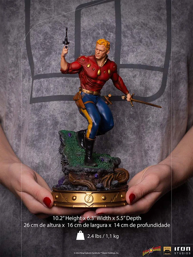 1/10 IRON STUDIOS - FLASH GORDON DELUXE ART STATUE