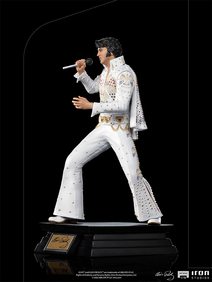 1/10 IRON STUDIOS - ELVIS PRESLEY 1973 ART STATUE