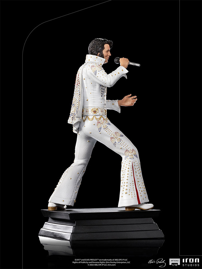 1/10 IRON STUDIOS - ELVIS PRESLEY 1973 ART STATUE