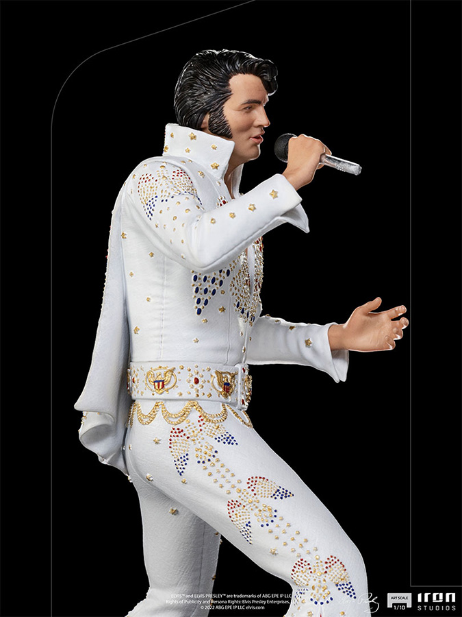 1/10 IRON STUDIOS - ELVIS PRESLEY 1973 ART STATUE