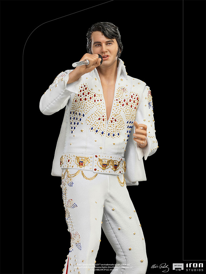 1/10 IRON STUDIOS - ELVIS PRESLEY 1973 ART STATUE