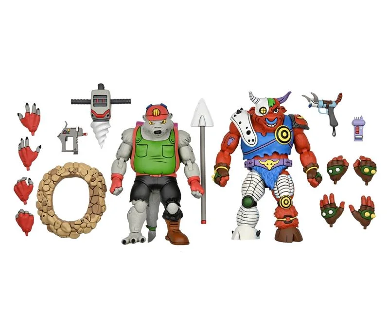 NECA - TMNT CARTOON DIRTBAG/GROUNDCHUCK 2-PACK
