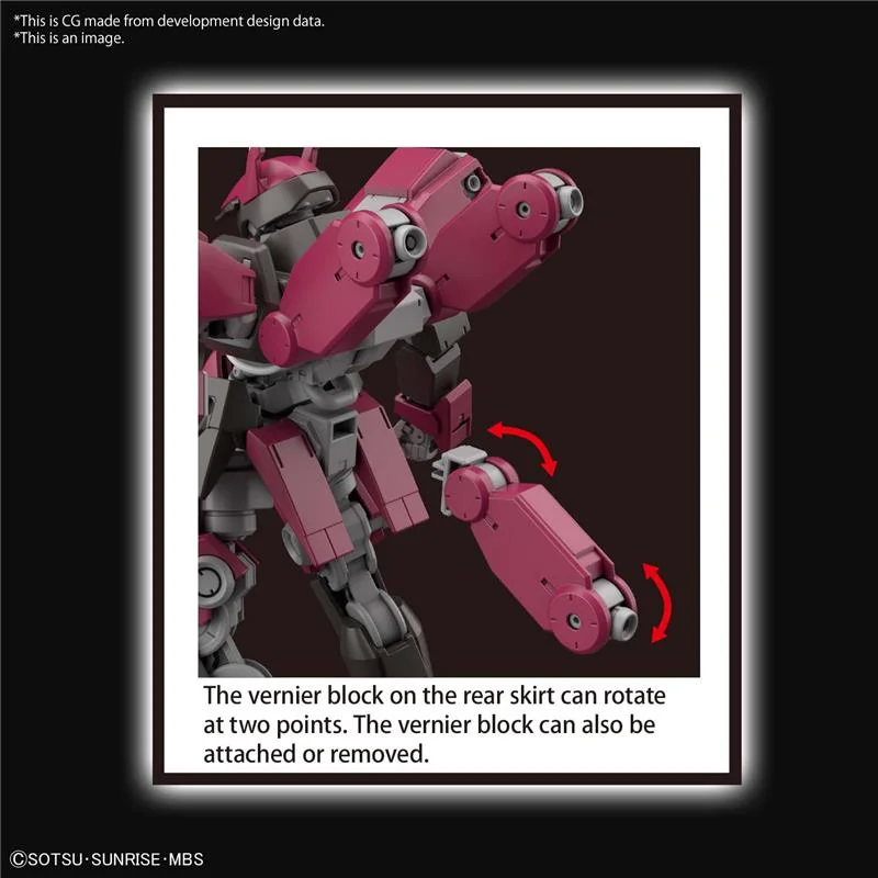 1/144 HG IRON BLOODED ORPHANS 044 CYCLASE SCHWALBE CUSTOM