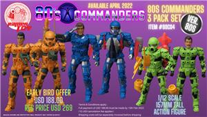 80S COMMANDERS (3 PACK SET)