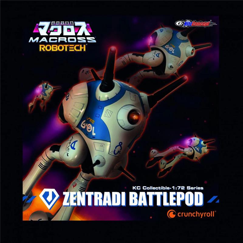 1/72 ROBOTECH ZENTRADI BATTLE POD WITH GLUU-GER (REGAULT)