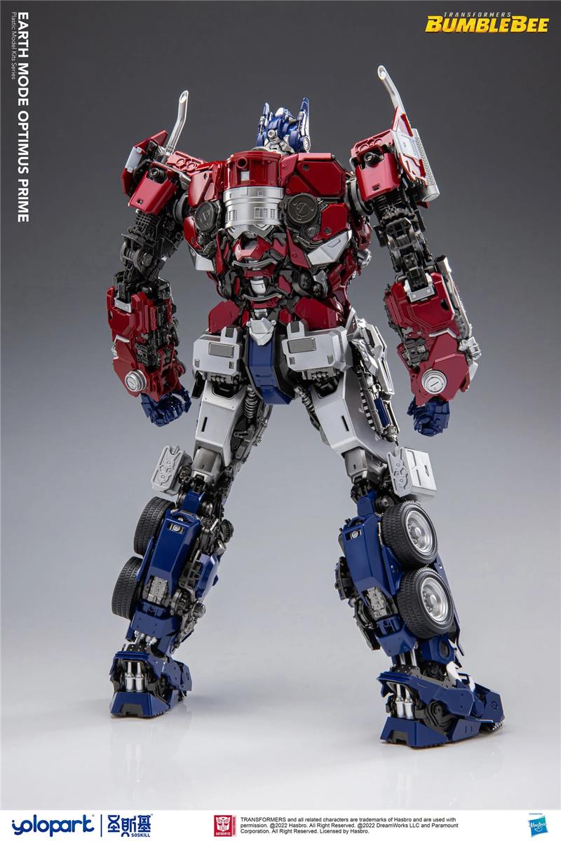 BUMBLEBEE THE MOVIE: 30CM EARTH MODE OPTIMUS PRIME PLASTIC MODEL KIT