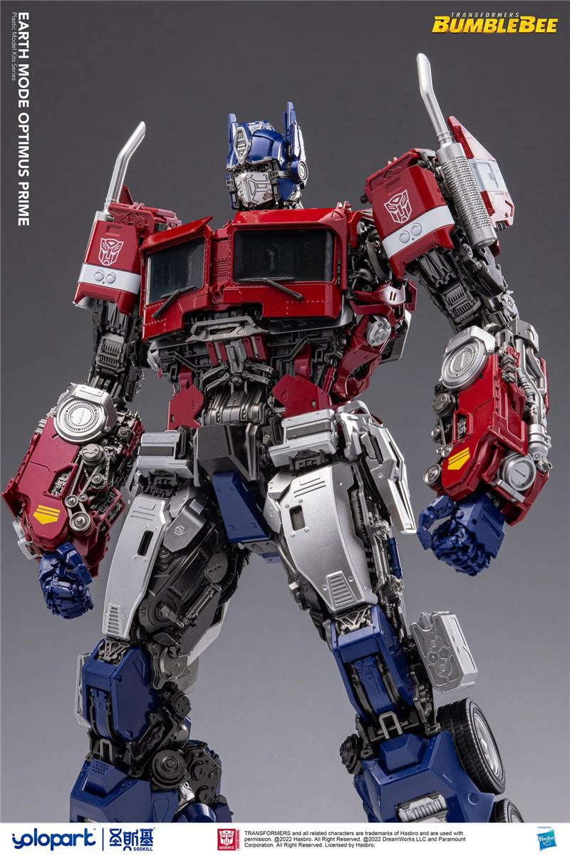 BUMBLEBEE THE MOVIE: 30CM EARTH MODE OPTIMUS PRIME PLASTIC MODEL KIT