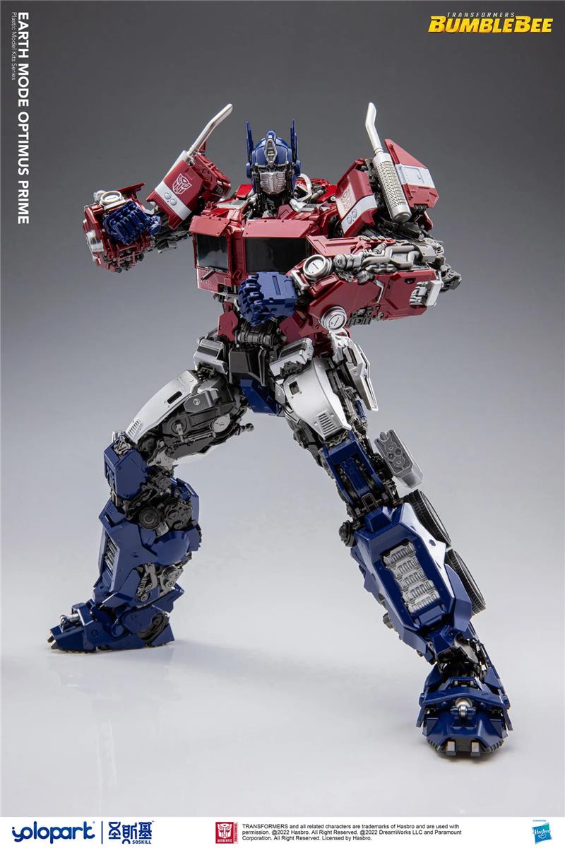 BUMBLEBEE THE MOVIE: 30CM EARTH MODE OPTIMUS PRIME PLASTIC MODEL KIT