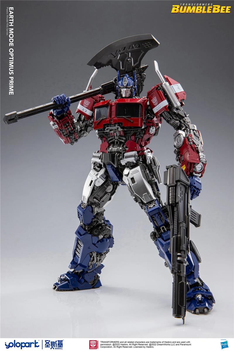 BUMBLEBEE THE MOVIE: 30CM EARTH MODE OPTIMUS PRIME PLASTIC MODEL KIT