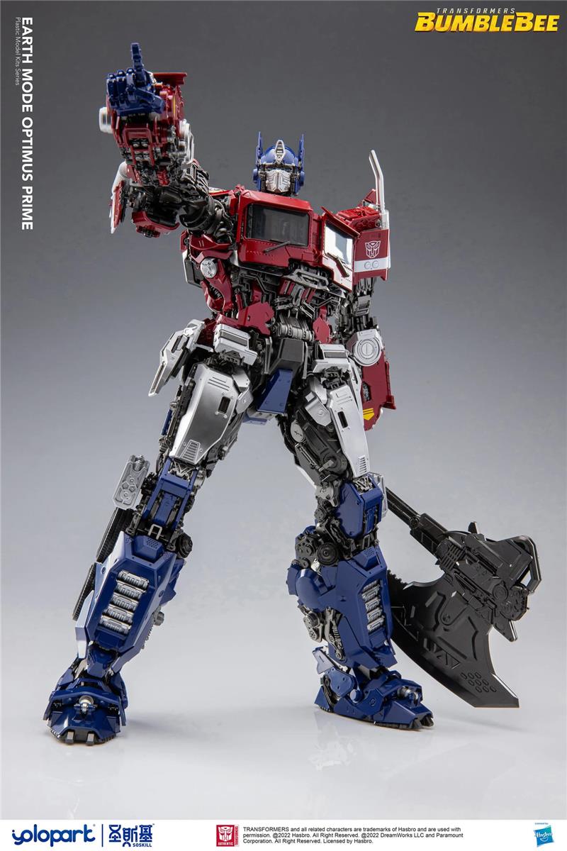 BUMBLEBEE THE MOVIE: 30CM EARTH MODE OPTIMUS PRIME PLASTIC MODEL KIT