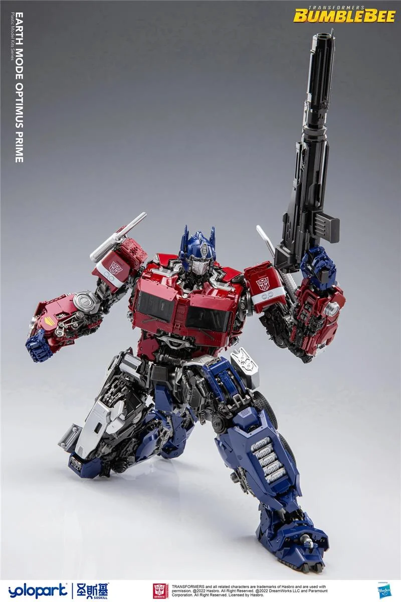 BUMBLEBEE THE MOVIE: 30CM EARTH MODE OPTIMUS PRIME PLASTIC MODEL KIT