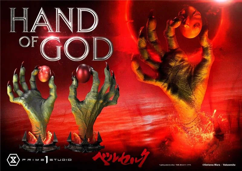 BERSERK HAND OF GOD LIFE SCALE STATUE