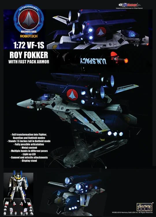 1/72 ROBOTECH FAST PACK ARMOR VER.2 (ROBOT NON INCLUSO)