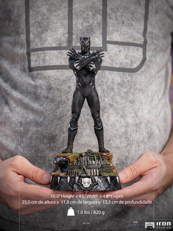 1/10 IRON STUDIOS - INFINITY SAGA BLACK PANTHER DLX