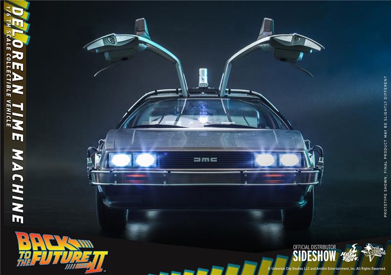 1/6 BACK TO THE FUTURE 2: DELOREAN TIME MACHINE