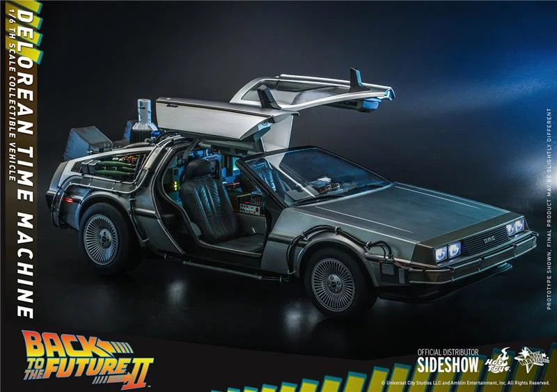 1/6 BACK TO THE FUTURE 2: DELOREAN TIME MACHINE