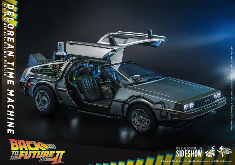 1/6 BACK TO THE FUTURE 2: DELOREAN TIME MACHINE