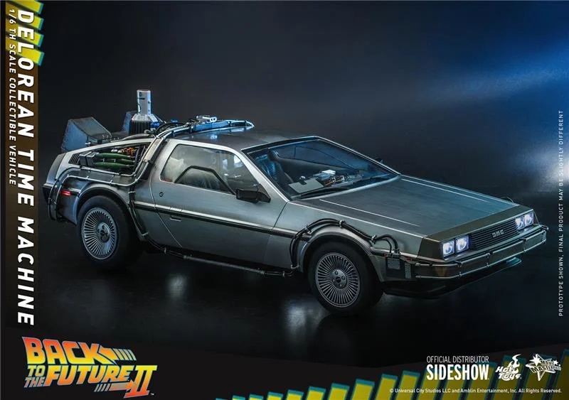 1/6 BACK TO THE FUTURE 2: DELOREAN TIME MACHINE