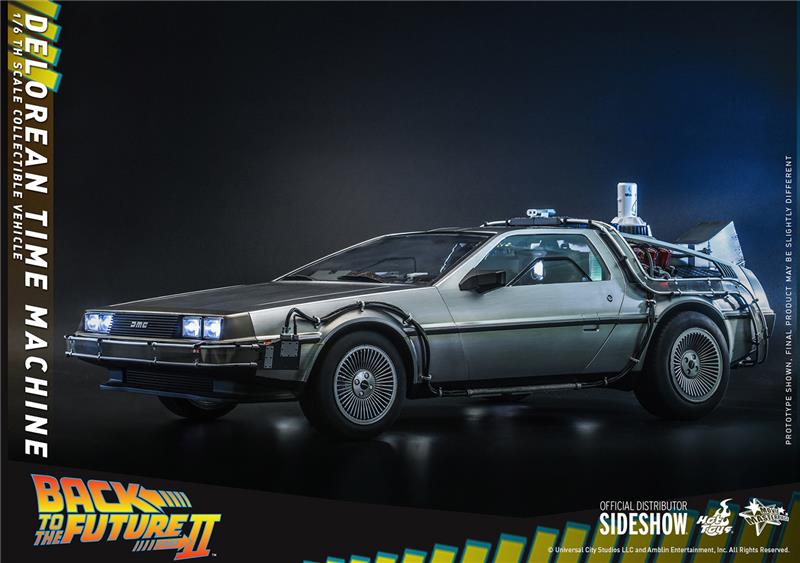 1/6 BACK TO THE FUTURE 2: DELOREAN TIME MACHINE