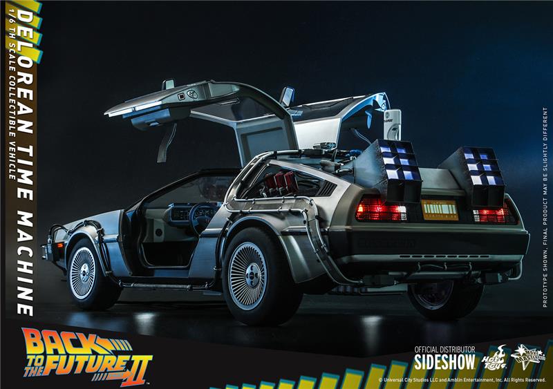 1/6 BACK TO THE FUTURE 2: DELOREAN TIME MACHINE